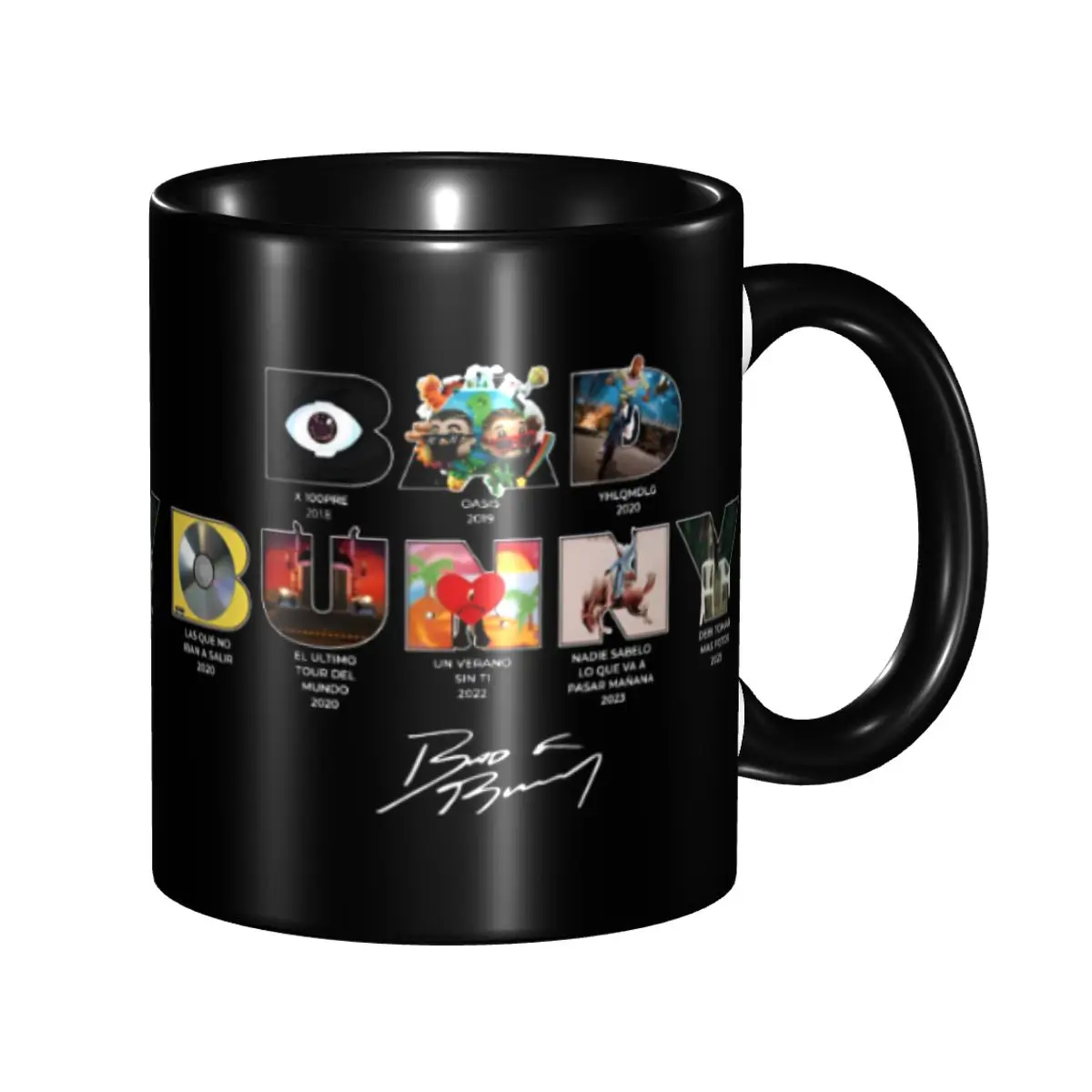Coffee Tea Cup Foto - แก้วมัคของขวัญอัลบั้ม Bads Bunnys DTMF Debi Tirar