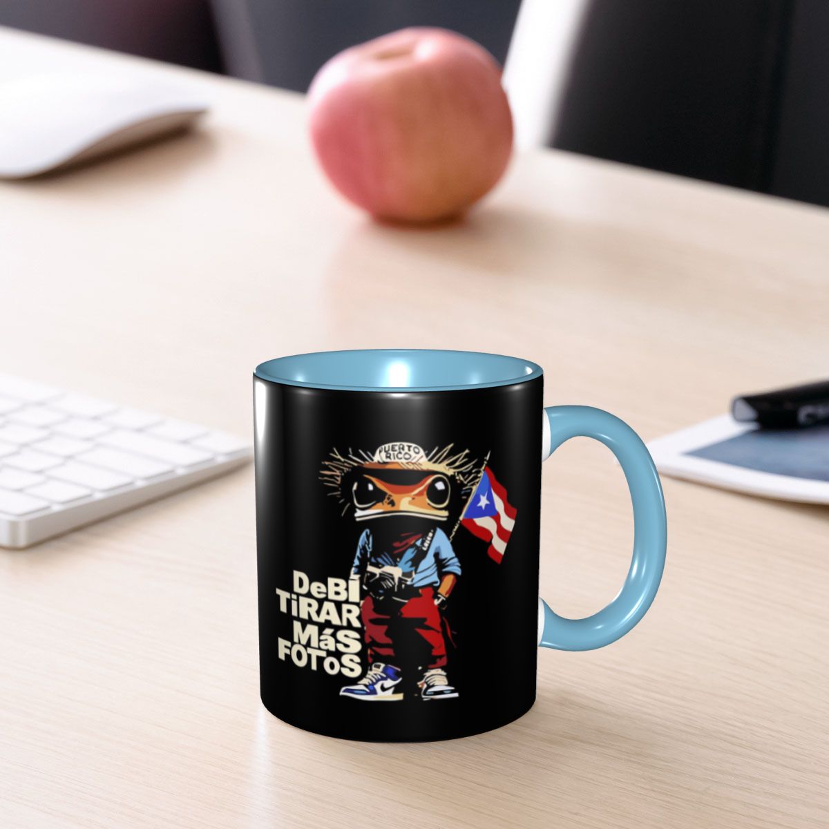 Coffee Tea Cup Foto - แก้วเซรามิก Bad Bunny DTMF Debi Tirar