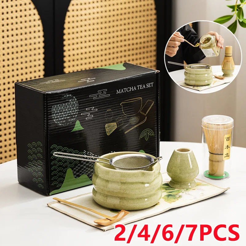 Matcha Whisk Set - 2/4 // 7PCS ญี่ปุ่น Matcha ชุด