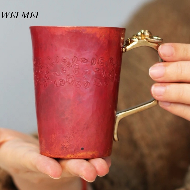 แก้วกาแฟทองแดงวินเทจทำมือ ทนคว - Juice Tea Coffee บทวิจารณ์และราคา
