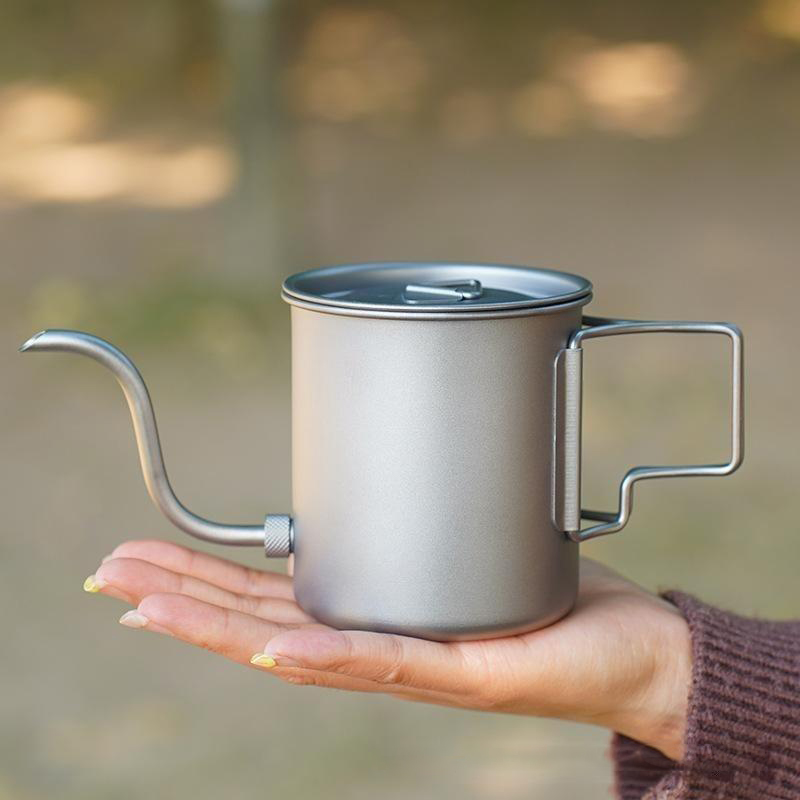กาต้มน้ำกาแฟแบบพับได้ทำจากไทเท - Pour Over Kettle บทวิจารณ์และราคา