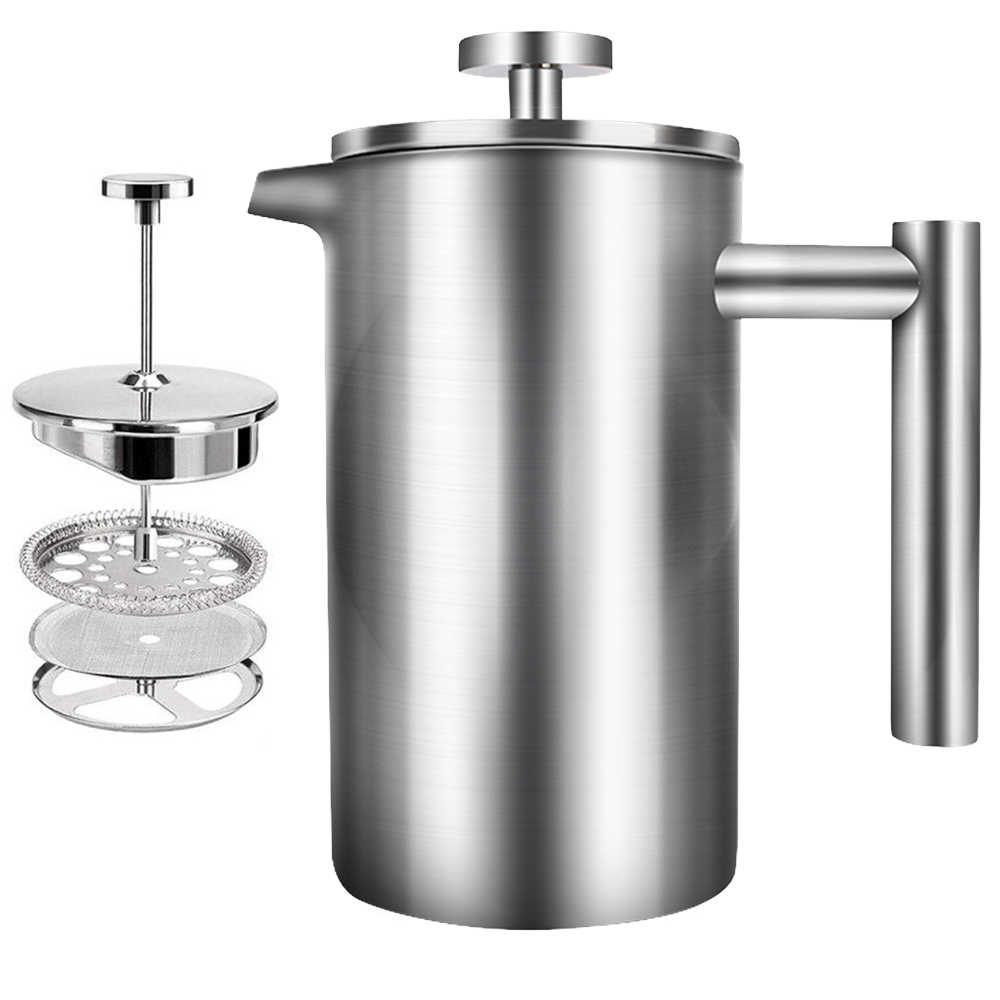 เครื่องชงกาแฟแบบกดฝรั่งเศสความ - Coffee Tea Press บทวิจารณ์และราคา