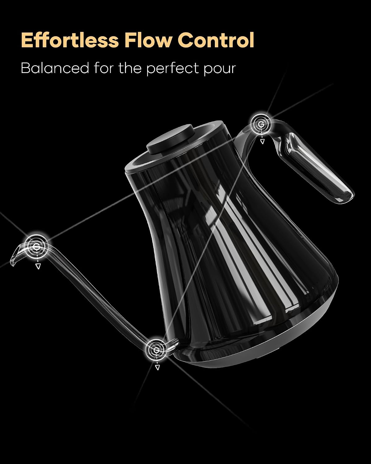 กาต้มน้ำไฟฟ้าแบบคอห่าน, ±1 ° ค - Pour Over Kettle บทวิจารณ์และราคา
