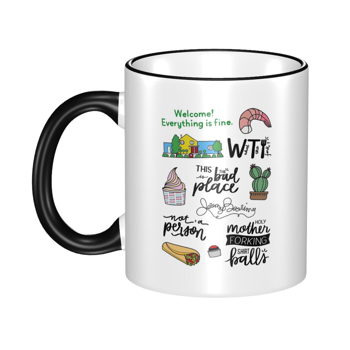 แก้วกาแฟเซรามิกลาย The Good Pl - Coffee Tea Place บทวิจารณ์และราคา