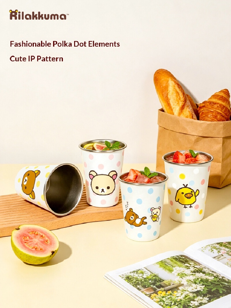 แก้วสแตนเลสลายการ์ตูนคิวทีฟ ริ - Juice Tea Coffee บทวิจารณ์และราคา