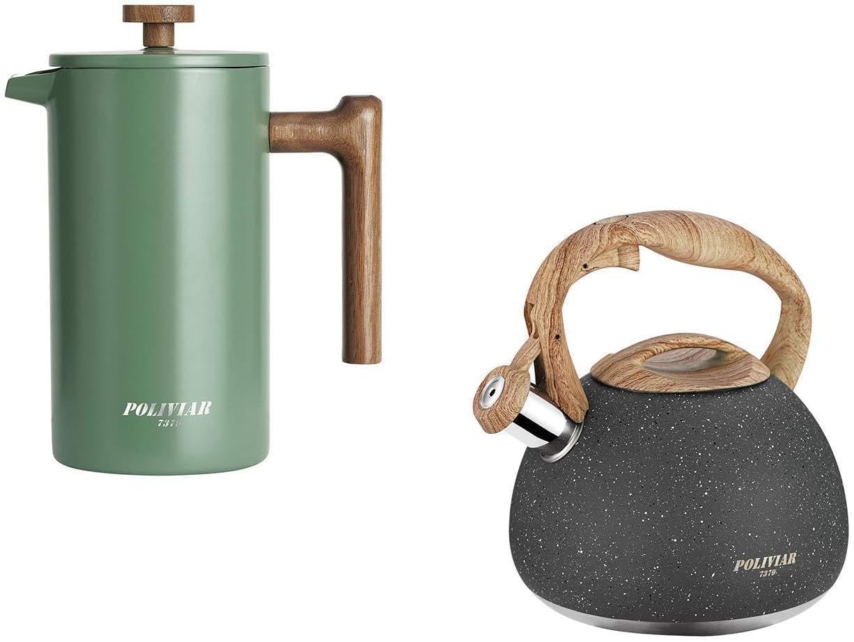 ชุดเครื่องชงกาแฟเฟรนช์เพรส POL - Coffee Tea Press บทวิจารณ์และราคา