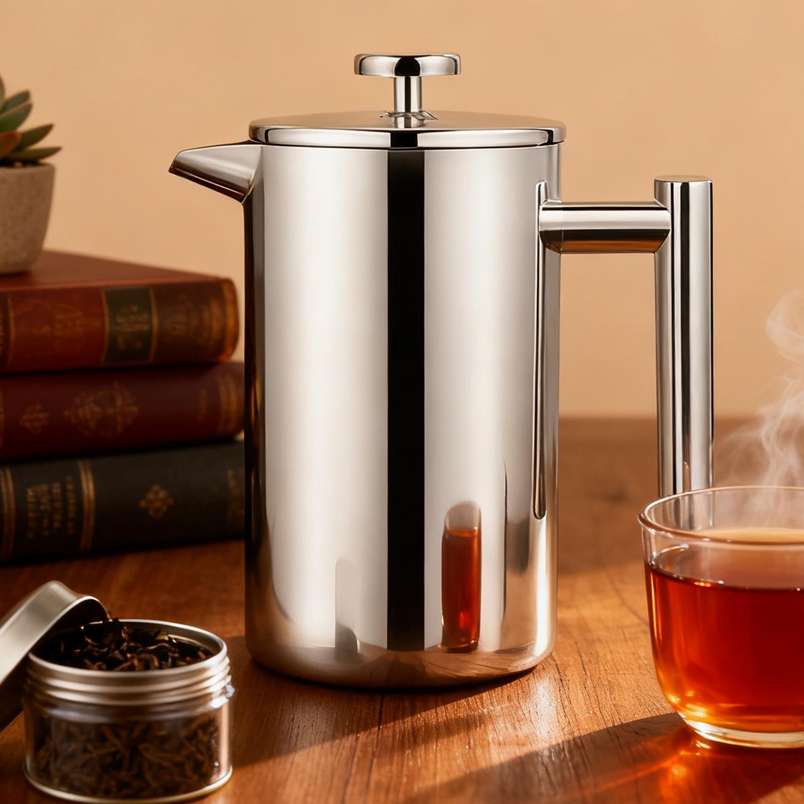 เครื่องชงกาแฟแบบกด ระบบกรอง ทน - Coffee Tea Press บทวิจารณ์และราคา