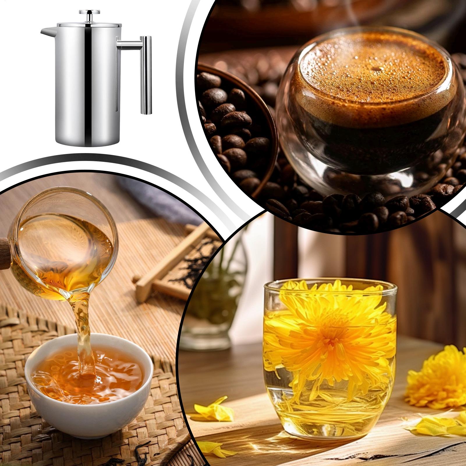 เครื่องชงกาแฟแบบกด พร้อมด้ามจั - Coffee Tea Press บทวิจารณ์และราคา