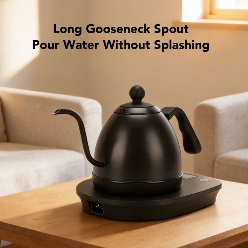 กาต้มน้ำไฟฟ้าแบบคอห่าน 1000 วั - Pour Over Kettle บทวิจารณ์และราคา