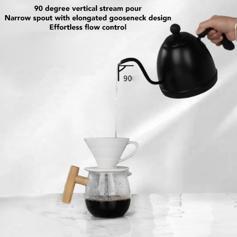 กาต้มน้ำไฟฟ้าแบบคอห่าน 1000 วั - Pour Over Kettle บทวิจารณ์และราคา