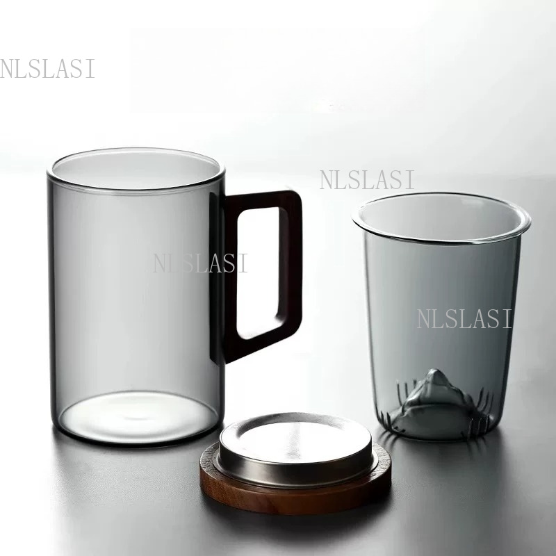 แก้วชาสองชั้นสีเทาควันบุหรี่ พ - Double Wall Mug บทวิจารณ์และราคา