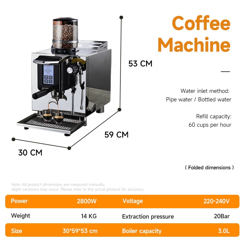 เครื่องชงกาแฟเอสเพรสโซ่กึ่งอัต - Coffee Tea Espresso Machines บทวิจารณ์และราคา