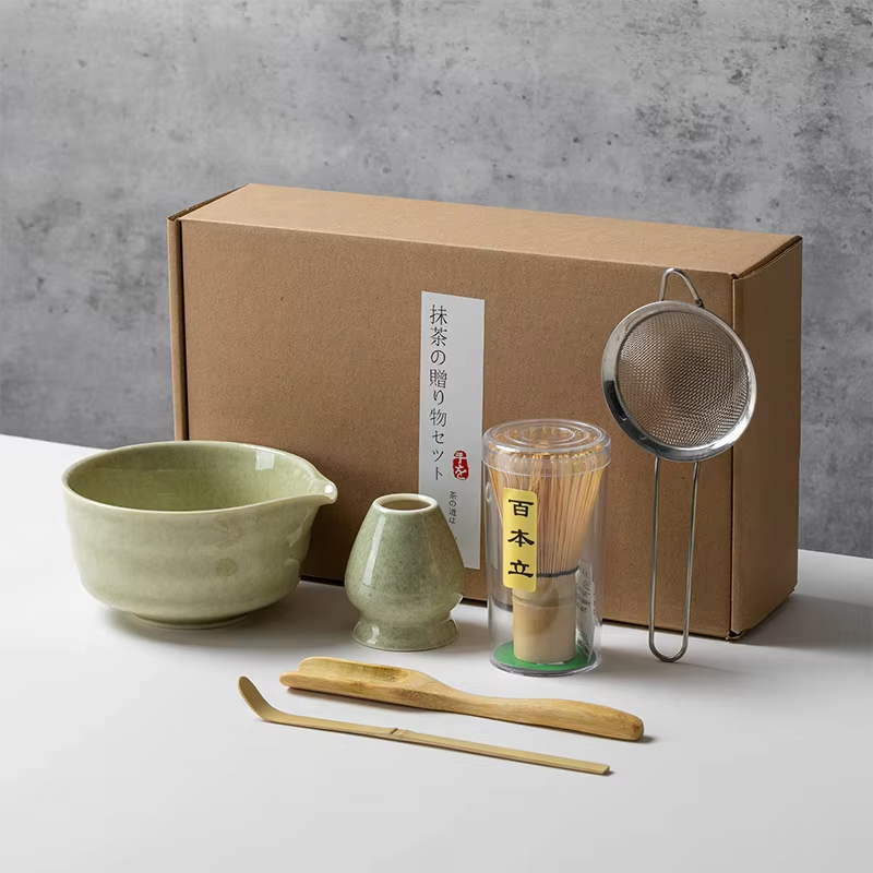 ชุดน้ำชามัทฉะสไตล์ญี่ปุ่นช้อนต - Matcha Whisk Set บทวิจารณ์และราคา