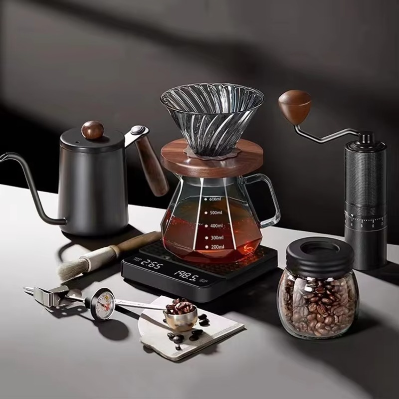 ชุดกาแฟสำหรับเดินทาง 10 ชิ้น ป - Pour Over Kettle บทวิจารณ์และราคา