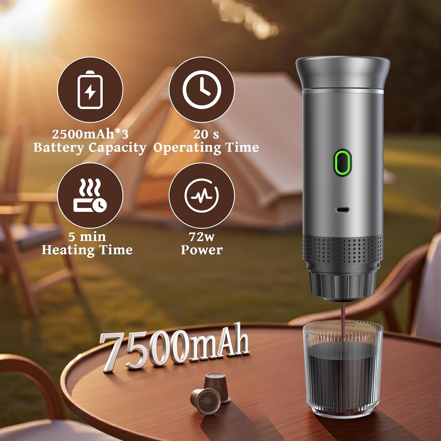 เครื่องชงกาแฟพกพาแบบอัพเกรดใหม - Coffee Tea Espresso Machines บทวิจารณ์และราคา