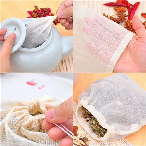 1Pc/10Pcs ผ้าฝ้ายกระเป๋า Musli - Coffee Tea Spices บทวิจารณ์และราคา