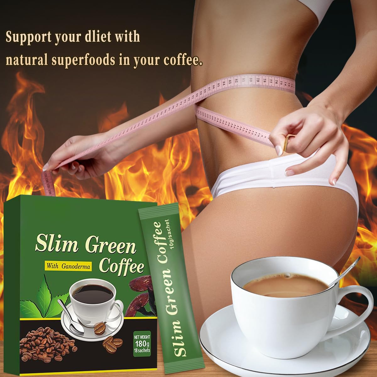18 ชิ้น/กล่อง Premium Slim กาแ - Coffee Tea Weight Loss บทวิจารณ์และราคา