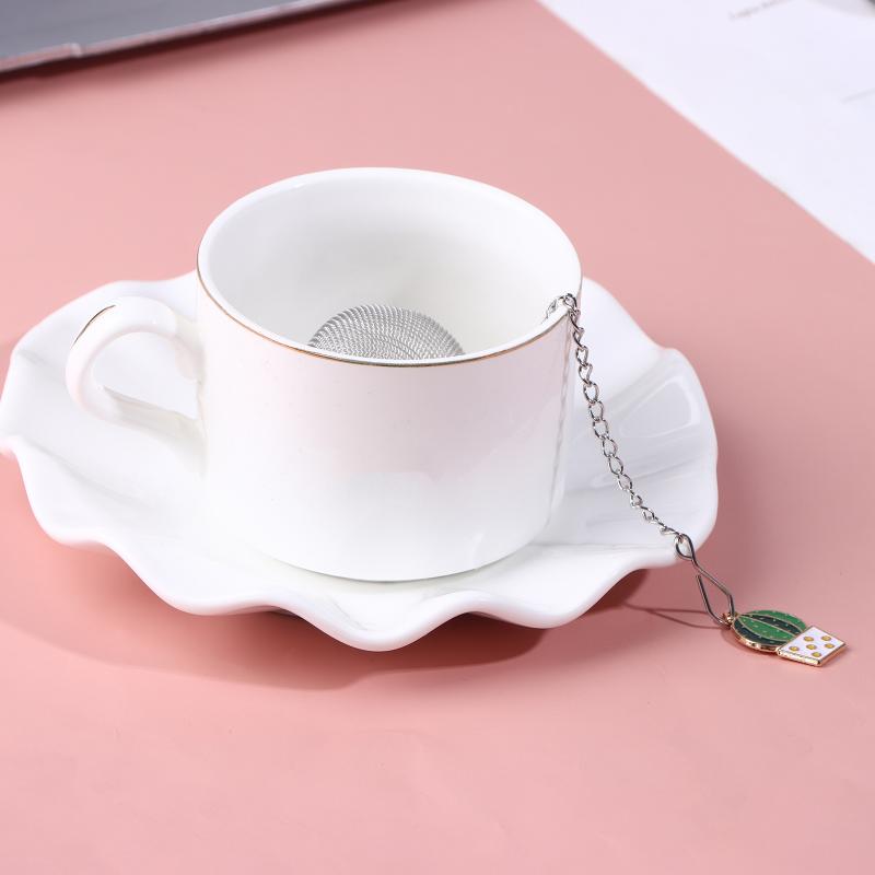 ที่กรองชาสแตนเลส 2 ชิ้น รูปทรง - Coffee Tea Spices บทวิจารณ์และราคา