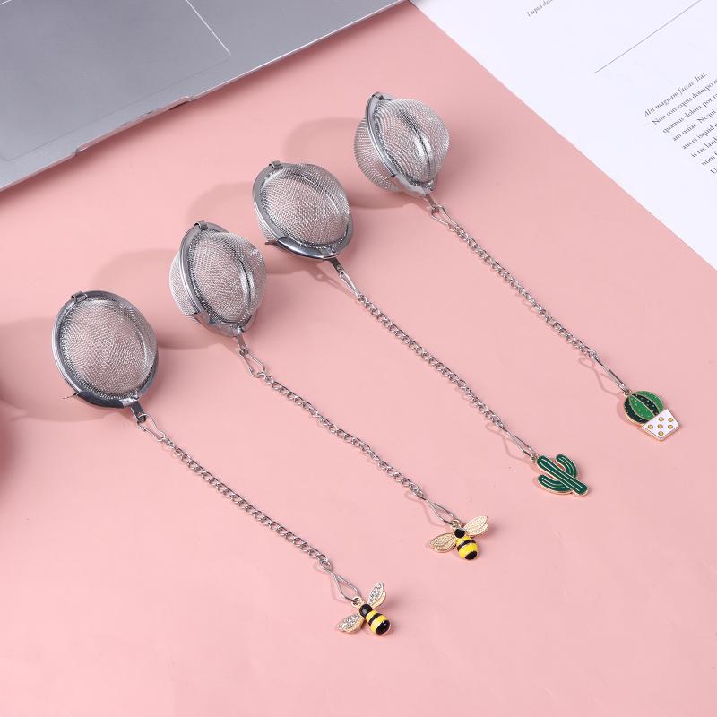 ที่กรองชาสแตนเลส 2 ชิ้น รูปทรง - Coffee Tea Spices บทวิจารณ์และราคา