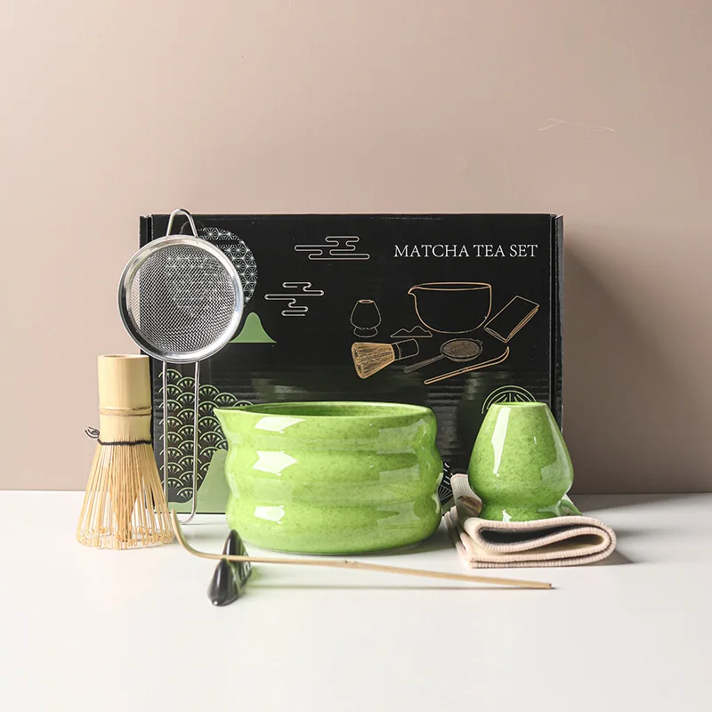 2/4 // 7PCS ญี่ปุ่น Matcha ชุด - Matcha Whisk Set บทวิจารณ์และราคา