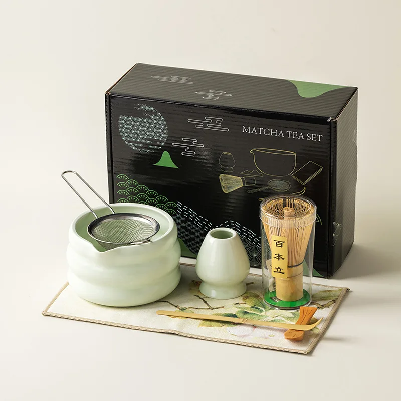 2/4 // 7PCS ญี่ปุ่น Matcha ชุด - Matcha Whisk Set บทวิจารณ์และราคา