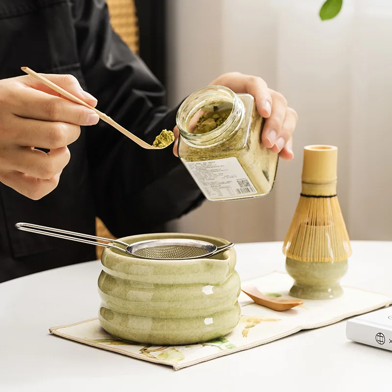2/4 // 7PCS ญี่ปุ่น Matcha ชุด - Matcha Whisk Set บทวิจารณ์และราคา